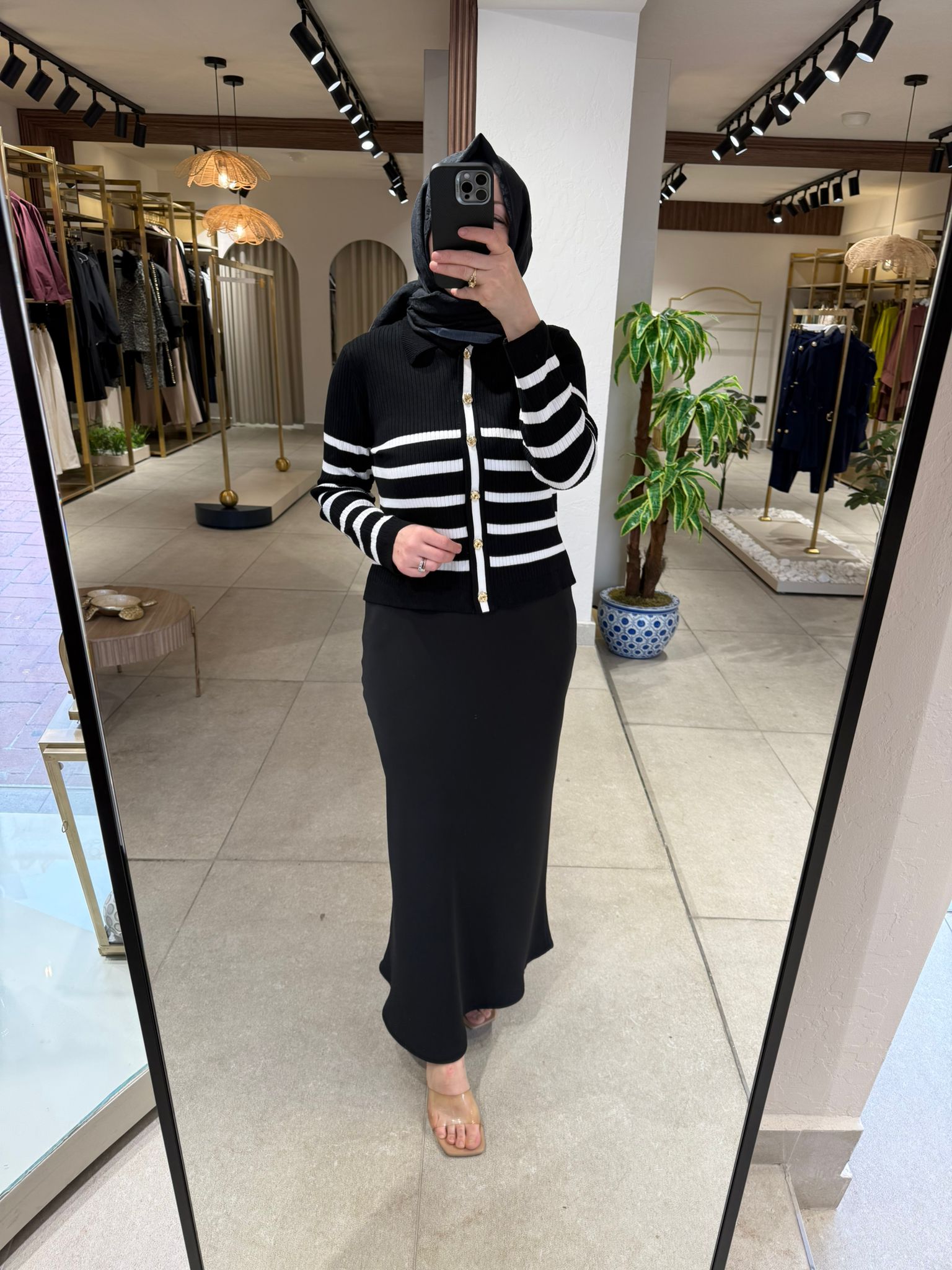 Missemramiss- Belle Noir Midi Hırka